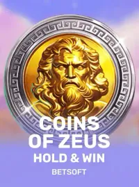 Axe Casino pokies and live lobby cover: Coins of Zeus – Hold & Win